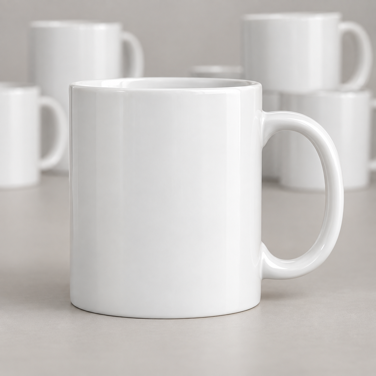 Caneca de Porcelana Branca AAA 325 ml - imagem 1